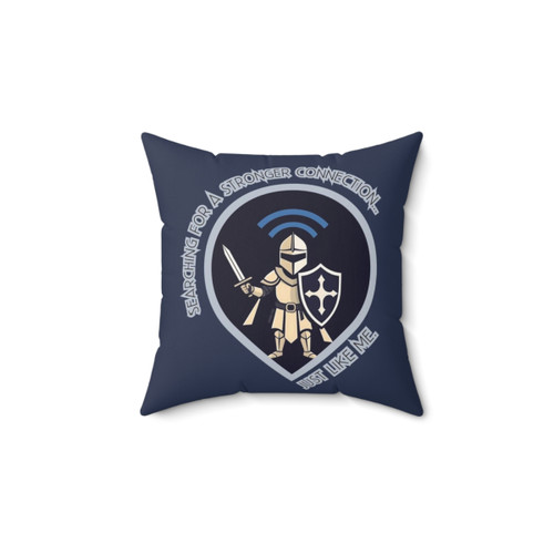 Wi-Fi Warrior Themed Decorative Pillow