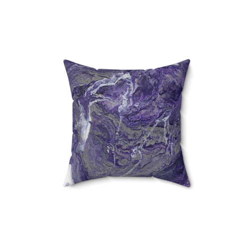 Fluid Art Marble Pillow