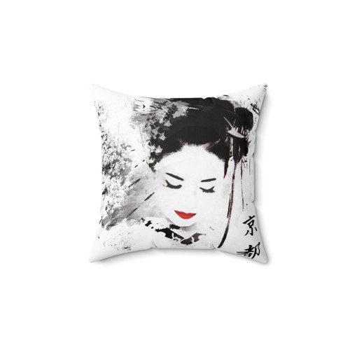 Kyoto Geisha Decorative Pillow