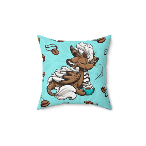 Mocha Coffee Beans Decorative Pillow