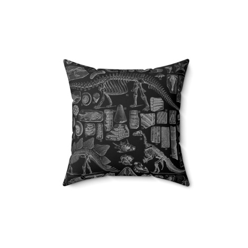 Paleontology Fossil Chart Decorative Throw Pillow