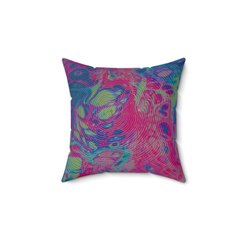 Trippy Hanging by a Moment Decorative Pillow