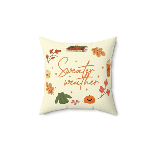 Cozy Autumn Sweater Pillow