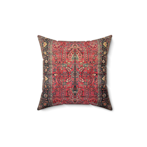 Antique Persian Red Rug Pillow