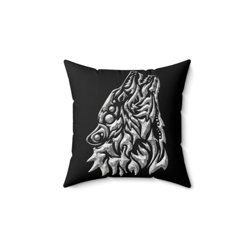 Fenrir Viking Wolf Pillow - Norse Mythology Decor