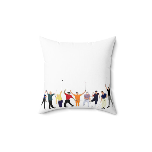 Golf Legends Pillow with Top Pro Golfers