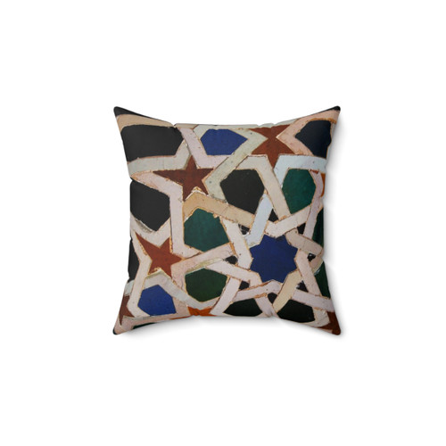 Alhambra Tiles Decorative Pillow