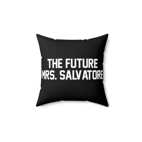 Salvatore Themed White Pillow