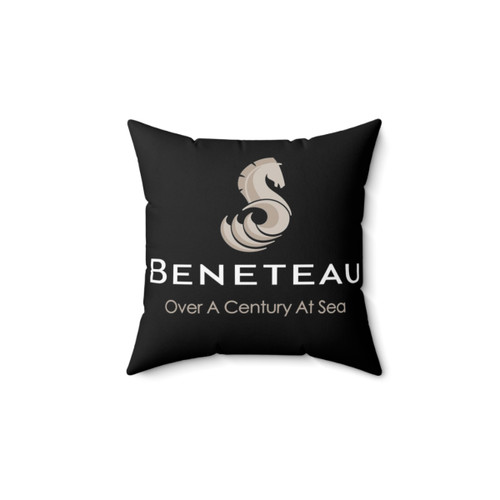 Beneteau Sailboat Logo Decorative Pillow