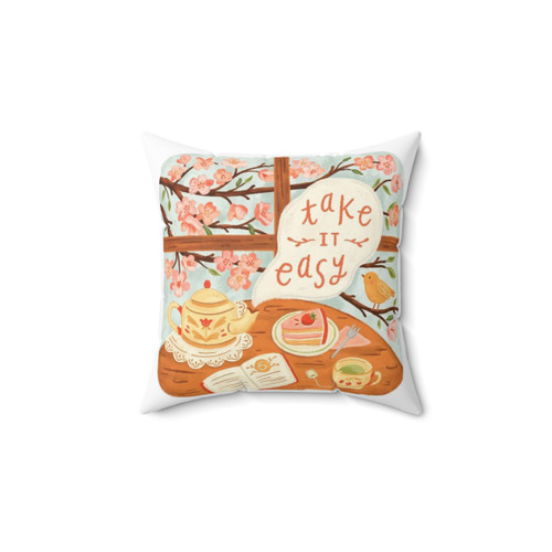 Take It Easy Pillow for Relaxing Tea Time