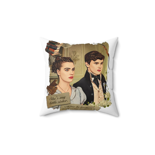 Bridgerton Netflix Hyacinth & Gregory Pillow