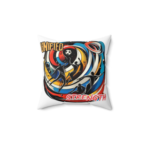 Empowerment Pillow featuring a glowing sunburst design