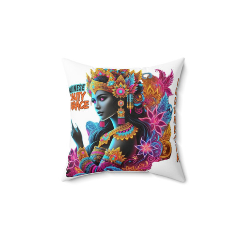 Balinese Indonesia Pillow featuring traditional art and design