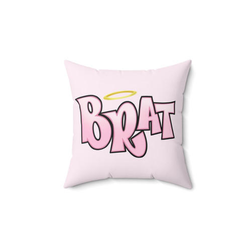 Bratz Brat Cute Angel Sarcastic Logo Pillow