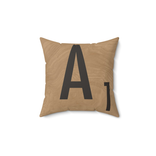 Scrabble Tile Pillow for Geeky Home Decor