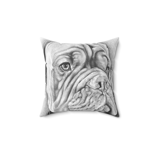Dogue De Bordeaux Decorative Pillow