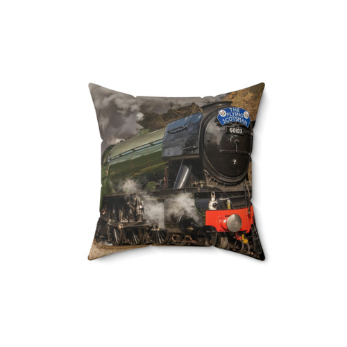 The Flying Scotsman Steam Locomotive Pillow