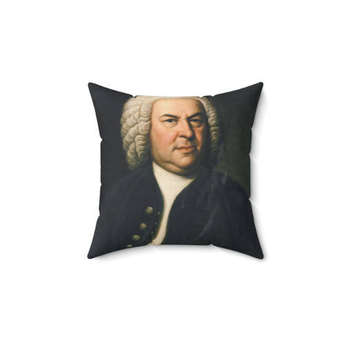 Johann Sebastian Bach Composer Portrait Pillow