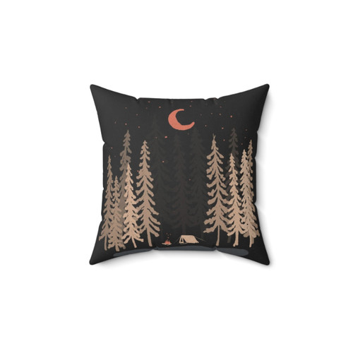 Wilderness Pillow for Camping and Adventure Decor