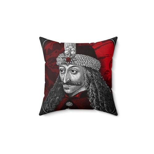 Gothic Dracula Pillow - Vlad the Impaler Inspired Home Decor