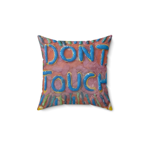 Vibrant Gum on Canvas Pillow