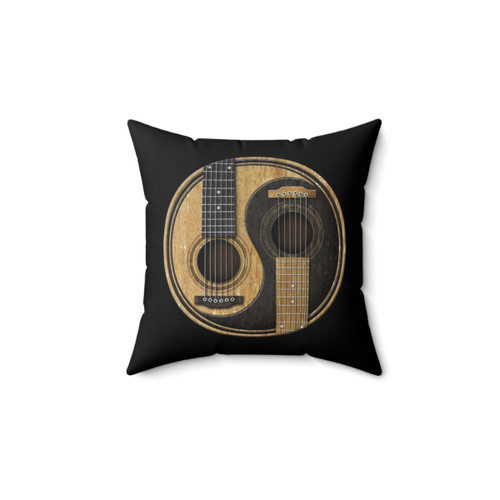Yin Yang Acoustic Guitar Pillow