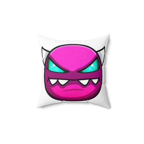 Geometry Dash Medium Demon Pillow