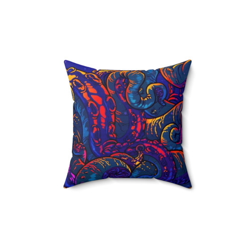 KRAKEN Monster Pillow with Colorful Tentacles