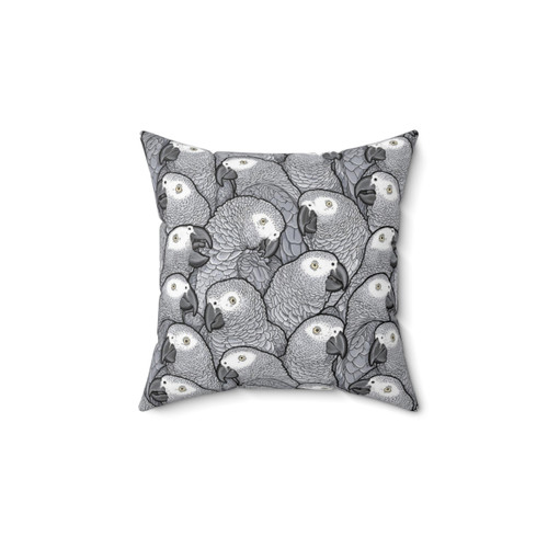 African Grey Parrot Decorative Pillow