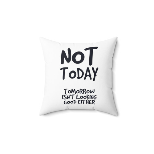 Lazy People Design Pillow - Funny Sarcastic Phrase Decor