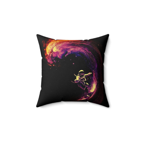Space Surfing Pillow - Cosmic Decor