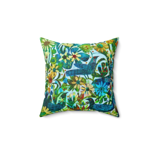 Este MacLeod Designed Colorful Floral Pillow