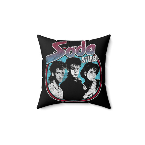 Soda Stereo Themed Decorative Pillow