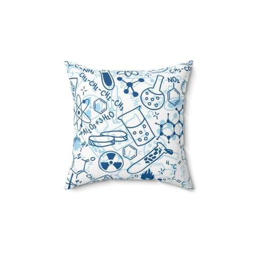 Chemistry Themed Decorative Throw Pillow