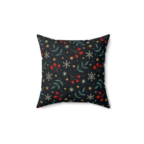 Winter Magic Pillow with Nature Motifs