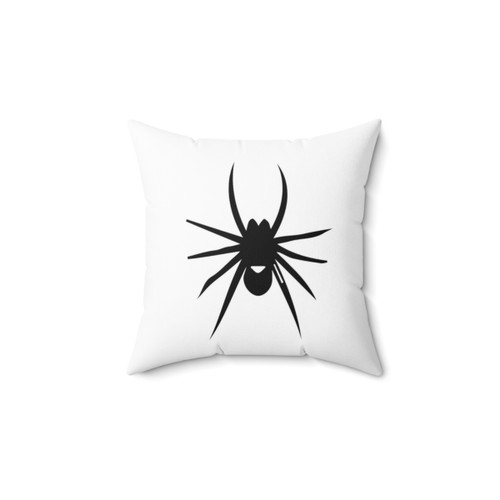 Spider Silhouette Decorative Throw Pillow