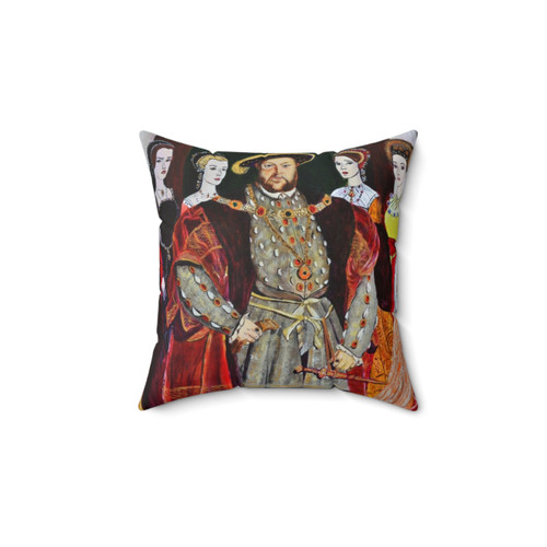 King Henry VIII Wives Decorative Pillow