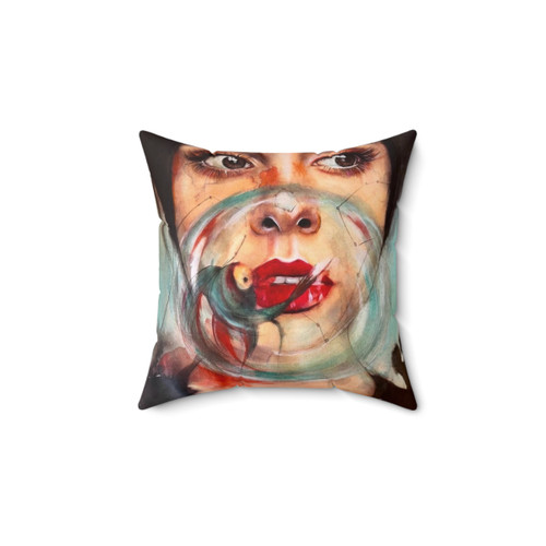 Watercolor Emotions Decorative Pillow