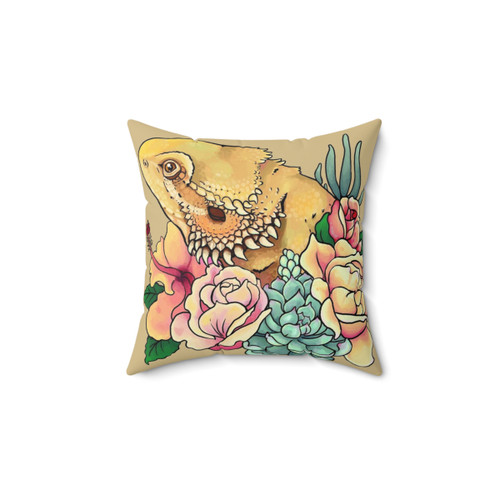 Pastel Bearded Dragon Pillow