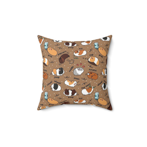 Guinea Pig Daily To-Do List Decorative Pillow
