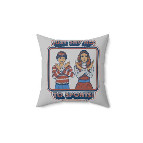 Comfortable sports pillow for lazy relaxation