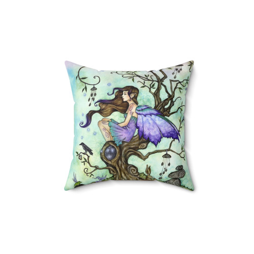 Wind Chimes Pillow with Enchanting Forest Creatures