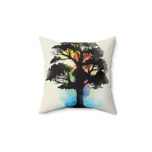 Natural Source Watercolor Pillow