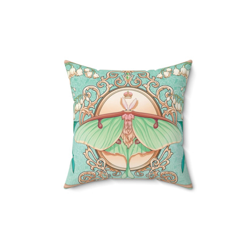 Beautifully detailed Moon Moth Pillow