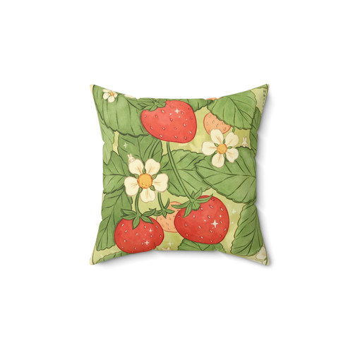 Strawberries for Life Decorative Pillow
