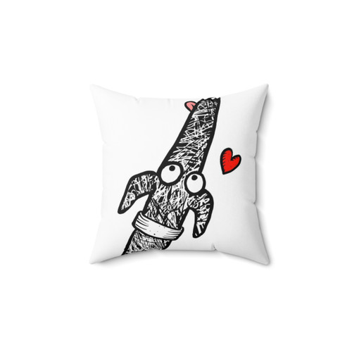 Scribblehound of Love Pillow - Cartoon Sighthound Decor