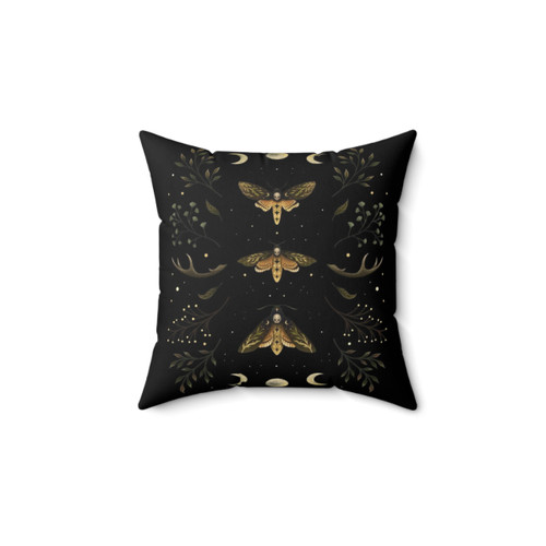 Death Head Moths Night Pillow - Insect Nature Decor