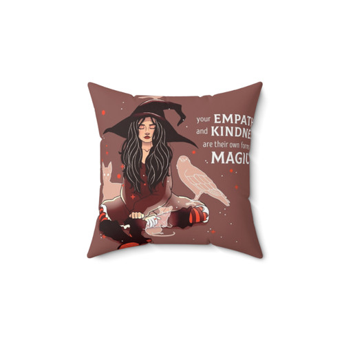 Witch Pillow with Empathy and Kindness Magic