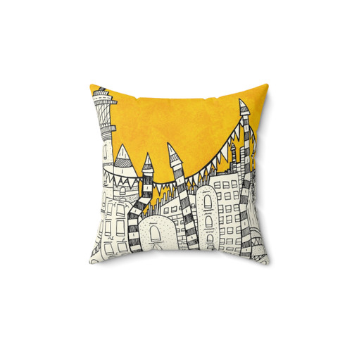 City Landscape Decorative Accent Pillow