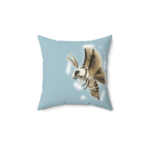 Soft and Cozy Moth Wisp Pillow for Whimsical Home Decor